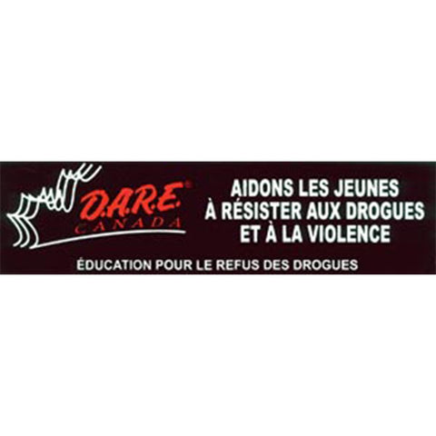 French DARE Bumper Sticker