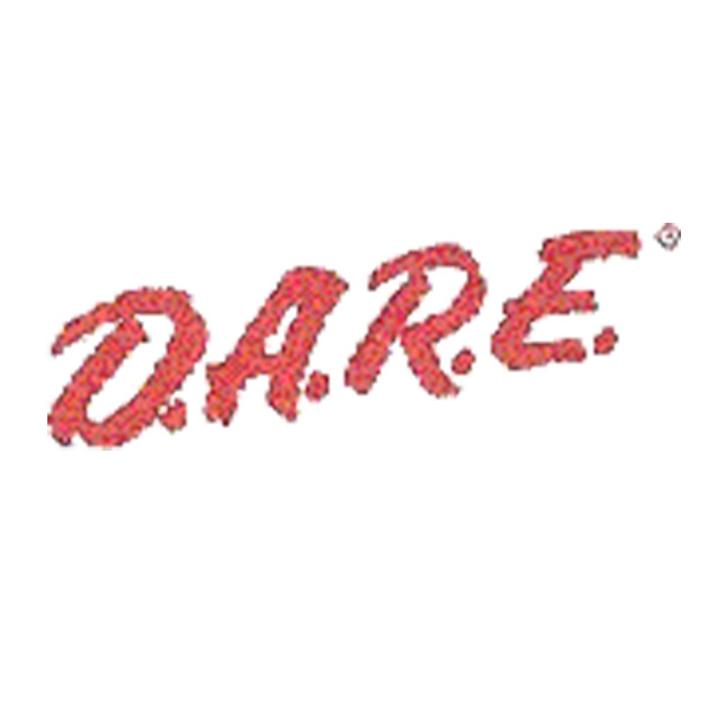 DARE Vinyl Decal - Red - Jagged