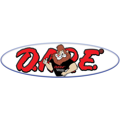 Oval Red DARE Vinyl Decal