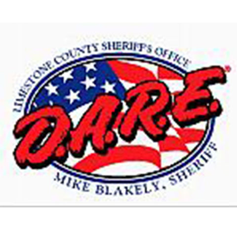 DARE Oval Flag Vinyl Decal - Personalized